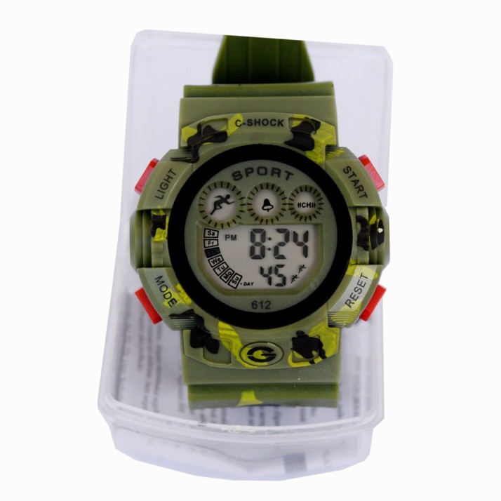 c shock digital watch