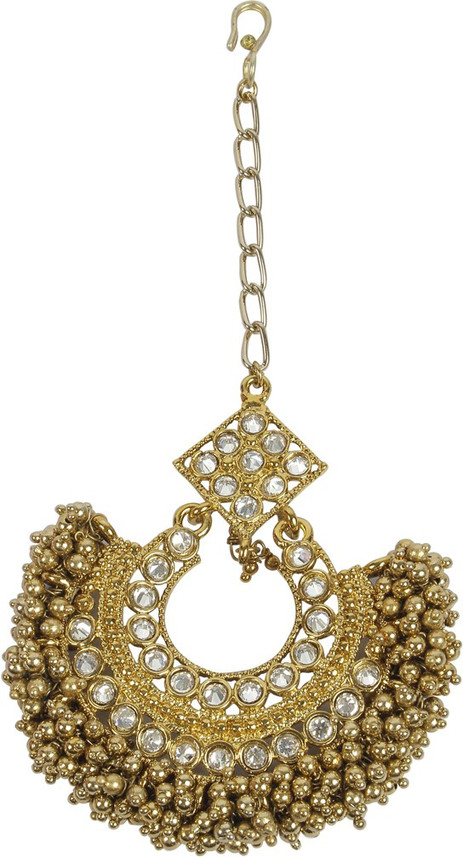 earrings with maang tikka flipkart