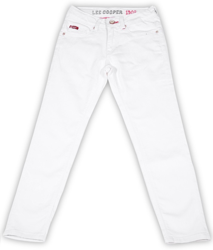 lee cooper white jeans