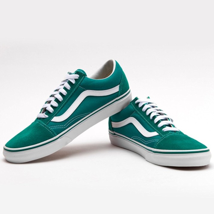 vans shoes green color