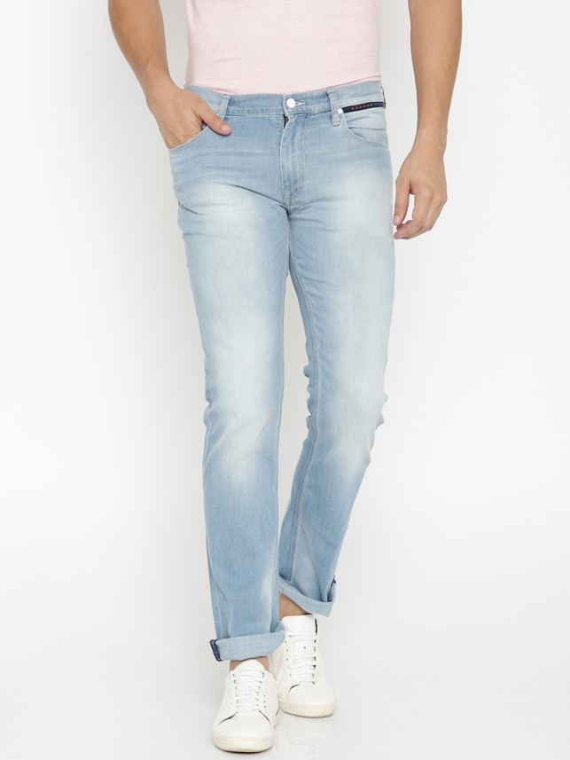 green shade jeans