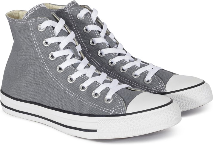 converse black high ankle shoes