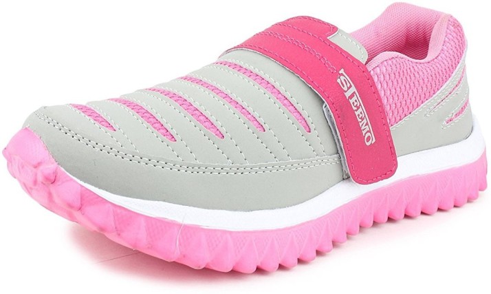 grey pink sneakers