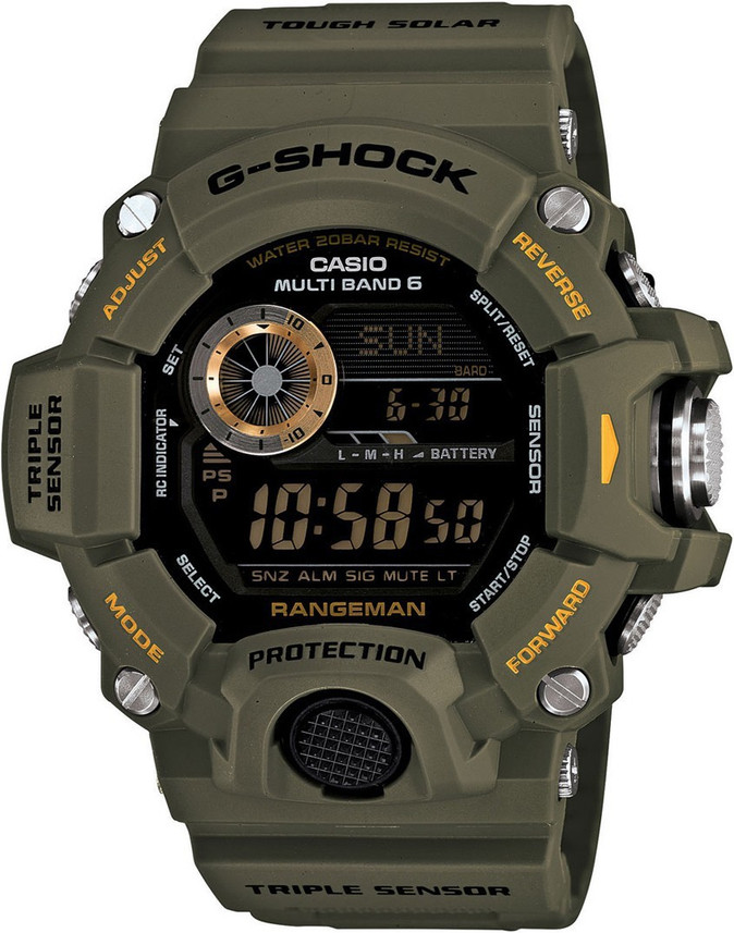 tan g shock watch