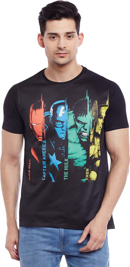 Marvel Avengers Graphic Print Men Round 