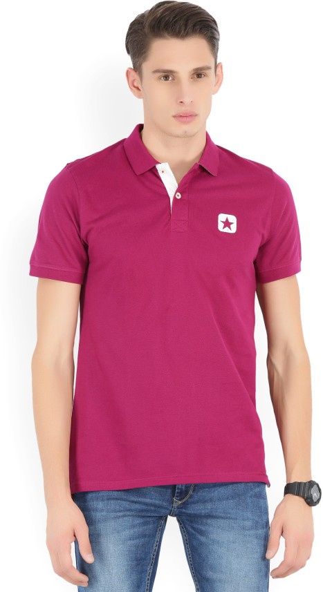 converse polo solid men's t shirt