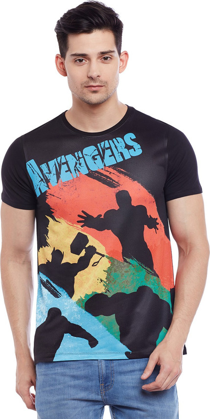 Marvel Avengers Graphic Print Men Round 
