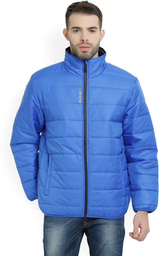 reebok full sleeve solid men's jacket