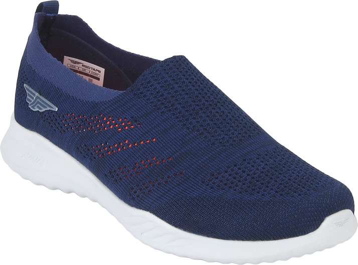 red tape navy blue walking shoes