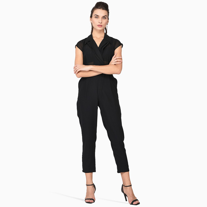 black jumpsuit flipkart