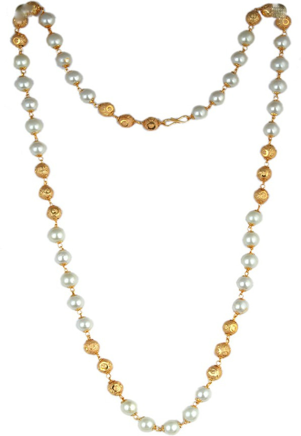 pearl gold jewellery designs with price