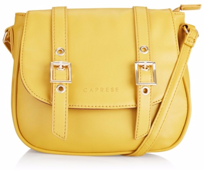 caprese yellow sling bag