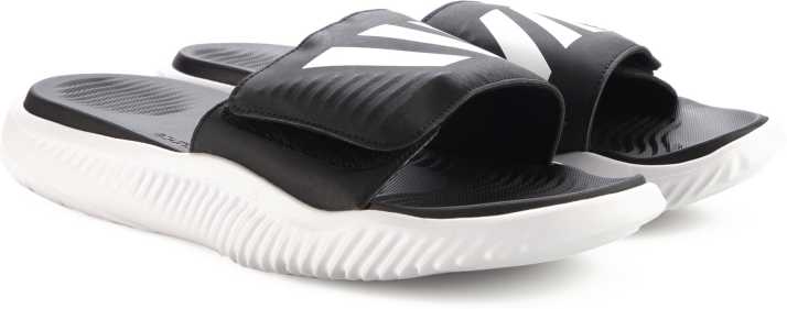 ADIDAS ALPHABOUNCE SLIDE Slippers - Buy FTWWHT/CBLACK/FTWWHT Color ...