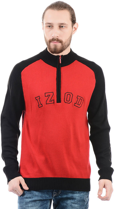 izod red sweater