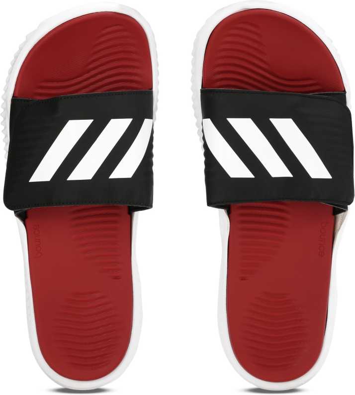 ADIDAS ALPHABOUNCE SLIDE Slippers - Buy SCARLE/FTWWHT/CBLACK Color ...