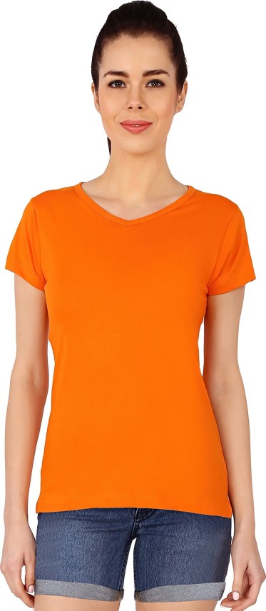 orange t shirt woman