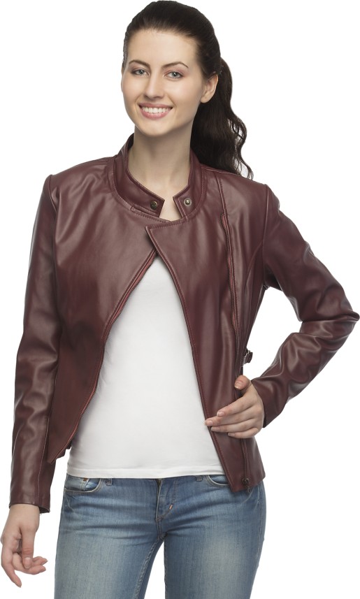 flipkart leather jacket ladies