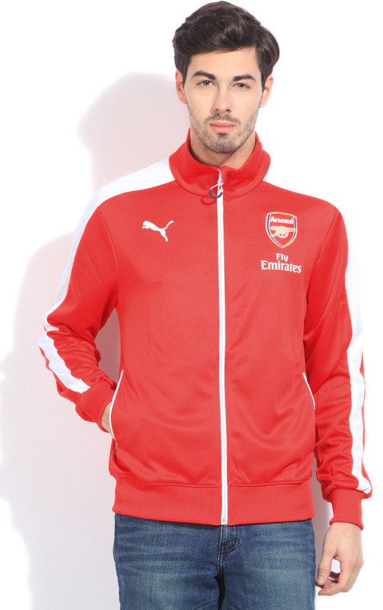 red and white puma jacket