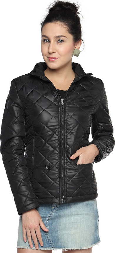 campus sutra black bomber jacket