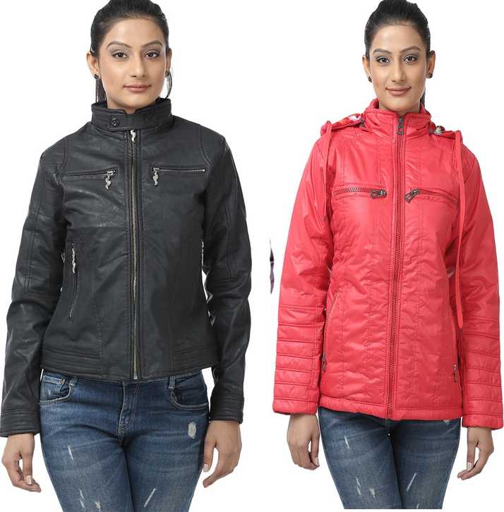 Winter Fuel Full Sleeve Self Design Women Jacket Buy Multicolor