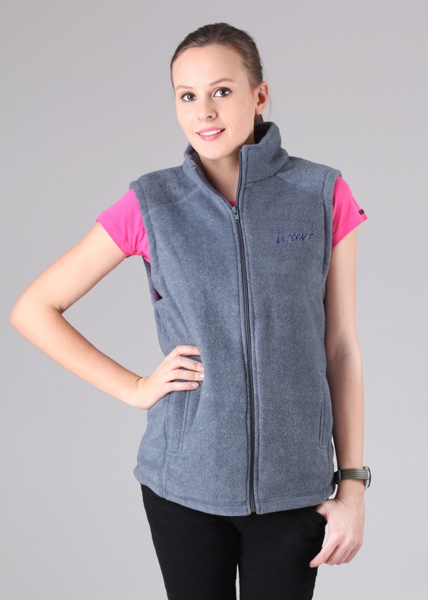 sleeveless fleece jacket