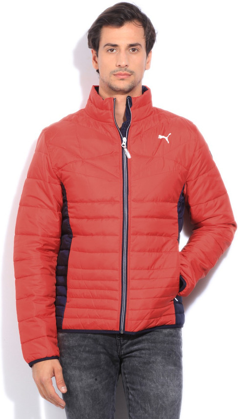 puma red quilted jackets