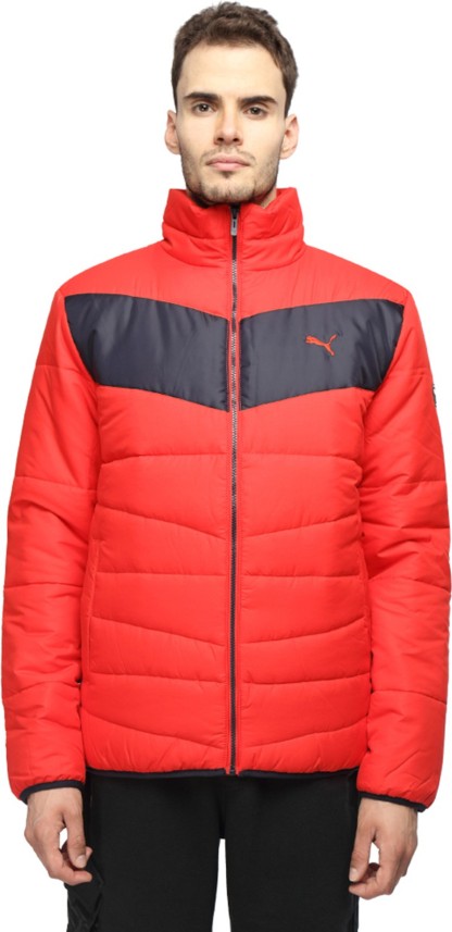 puma red quilted jackets