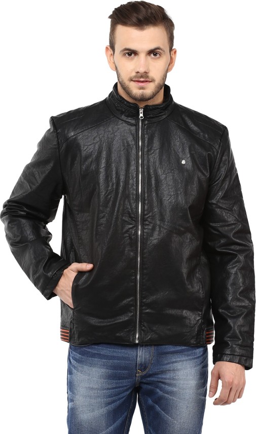 spykar full sleeve solid men's jacket