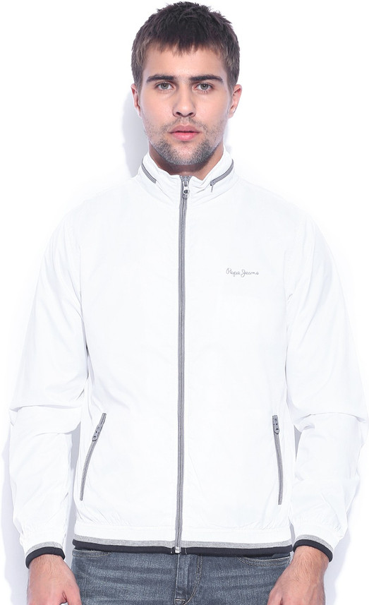 pepe jeans jacket white