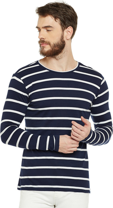 LE BOURGEOIS Striped Men Round or Crew 