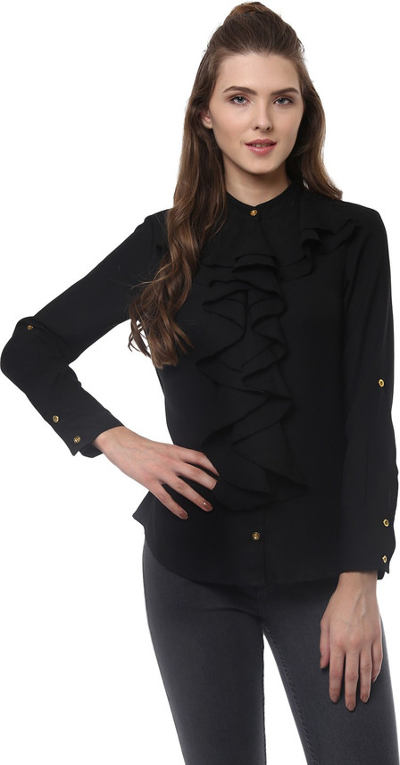 Buy STYLESTONE Women Solid Party Black 