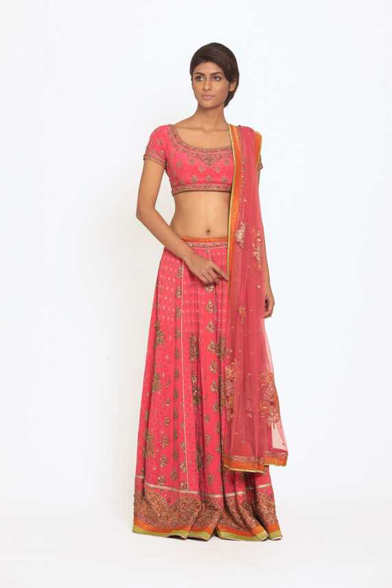Ritu Kumar Embroidered Semi Stitched Lehenga Choli Buy Ritu Kumar Embroidered Semi Stitched Lehenga Choli Online At Best Prices In India Flipkart Com Ri ritu kumar peach & turquoise floral lehenga set.