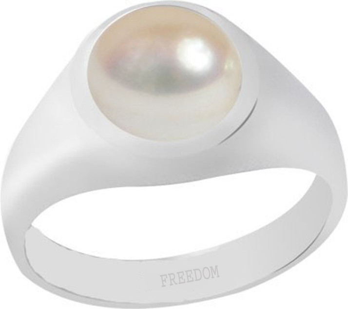silver ring moti