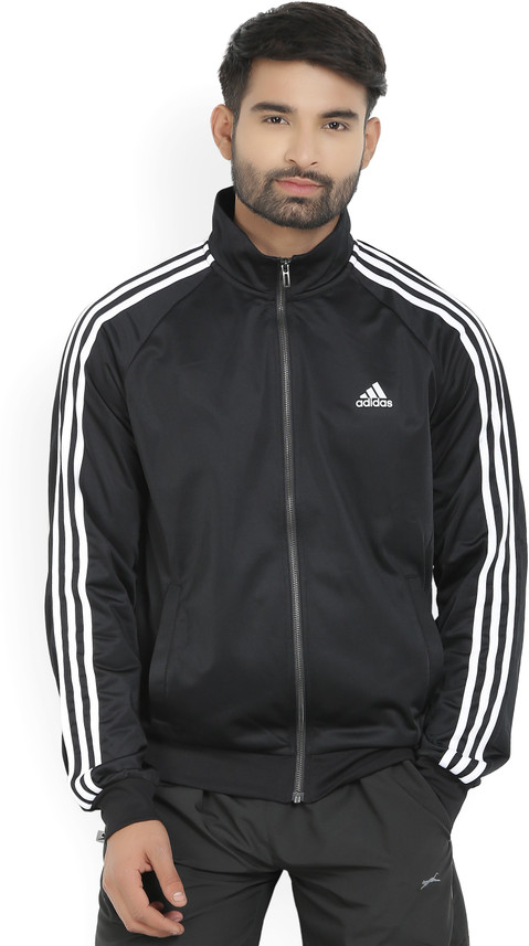 adidas solid men's track top