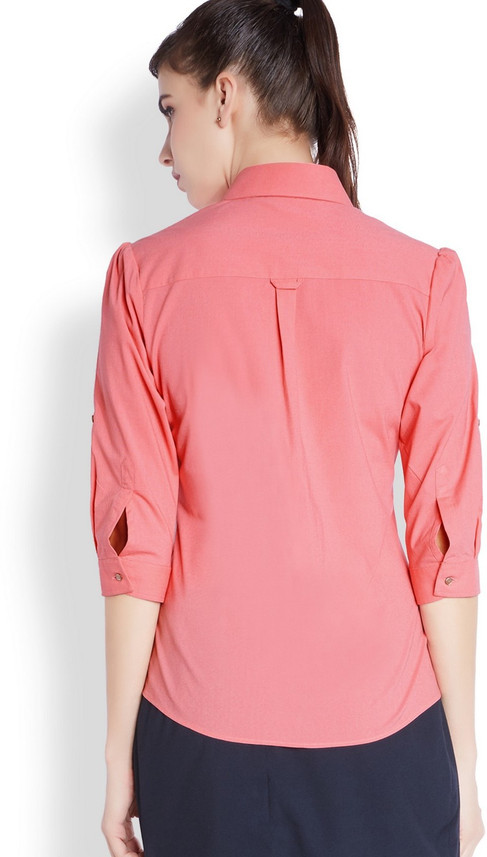 park avenue women's solid formal shirt