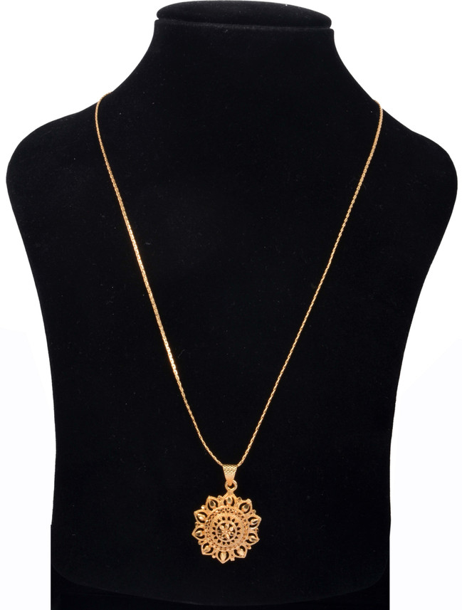 Beadworks Gold Plated Pendant Set 