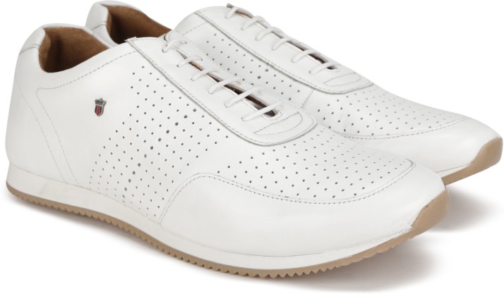 louis philippe white sneakers