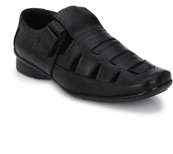 flipkart men's leather sandals