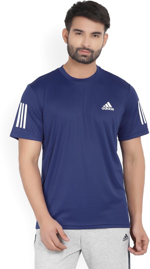 dark blue adidas t shirt