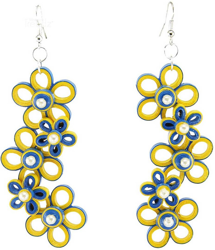 Womens Trendz Handcrafted Paper Quilling Fashion Jewellery Set for Women and Girls