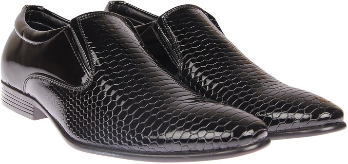 patent leather slip ons