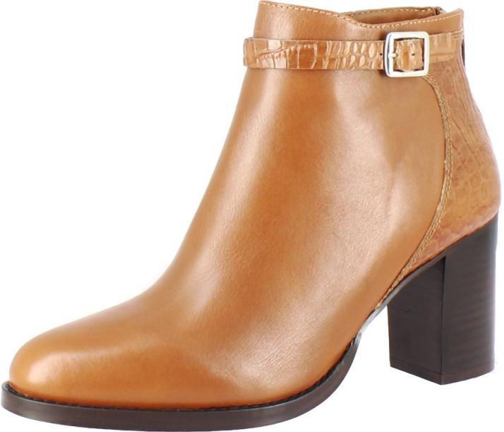 tan leather ankle boots womens