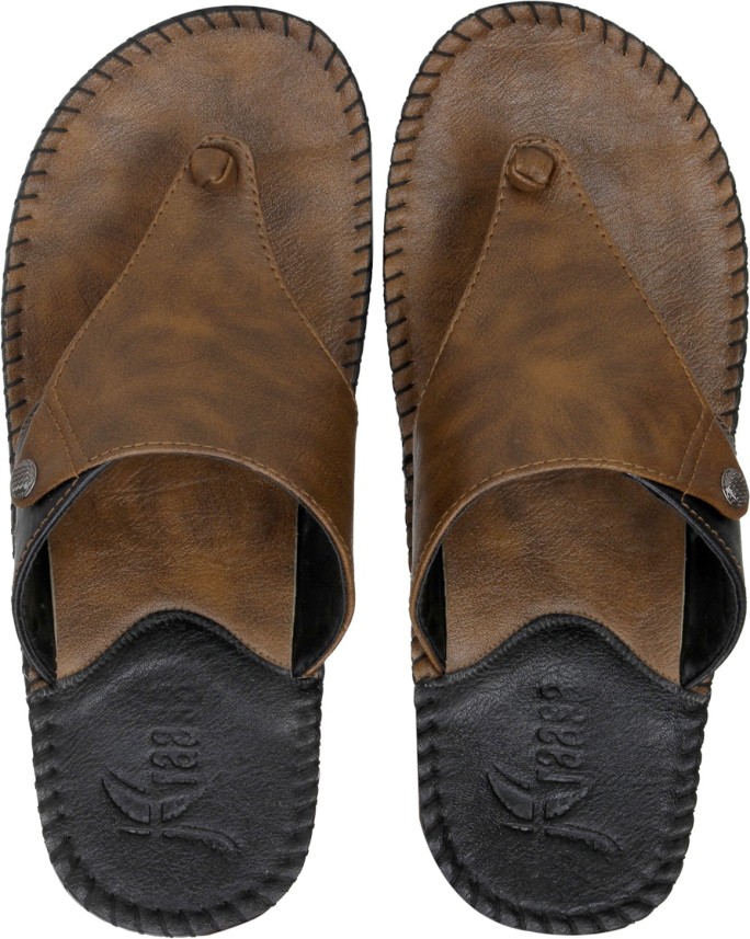 flipkart leather chappals