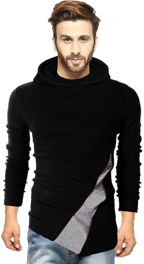TRIPR Full Sleeve Solid Men Sweatshirt 