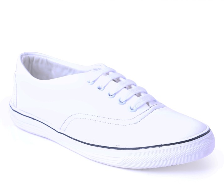 Shoe Mate White Casual Shoes Sneakers 