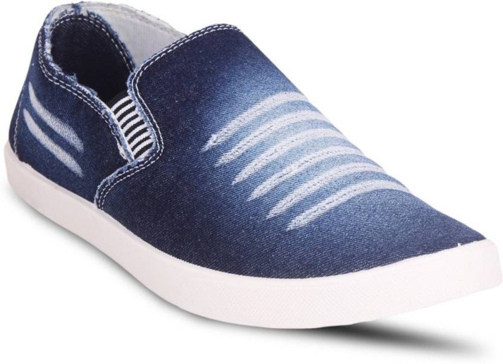 denim loafer shoes