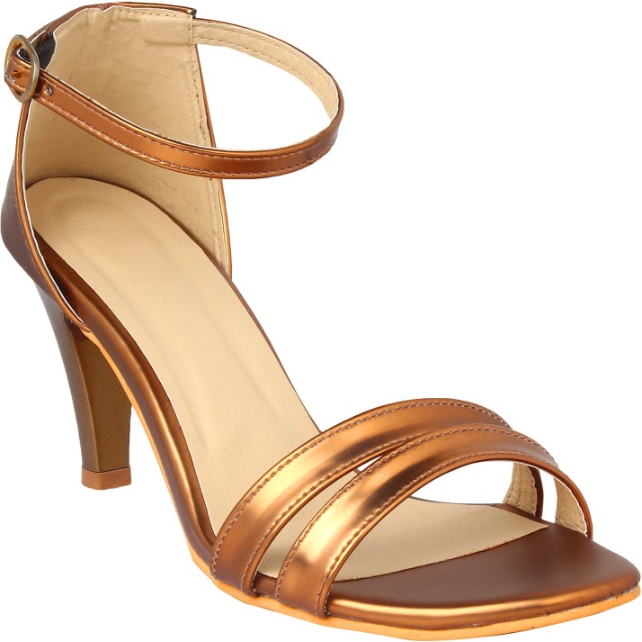 copper color heels
