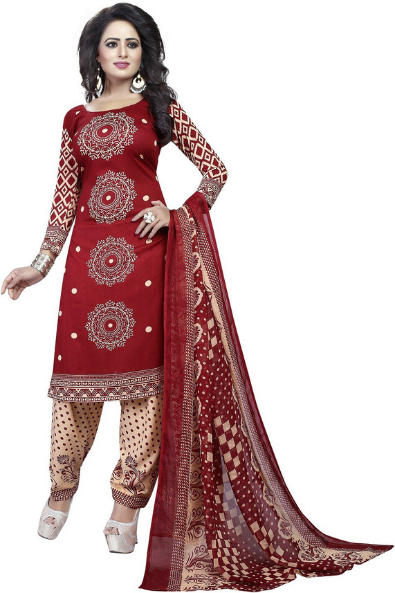 chiffon churidar material