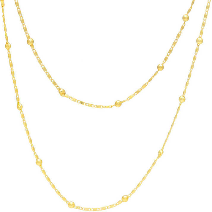 Light weight gold ball chains Clearance