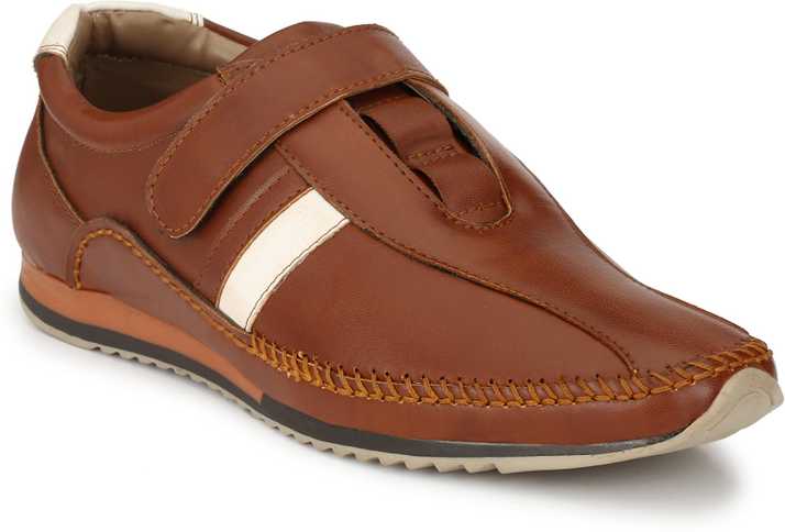 El Paso Men S Brown Artificial Leather Slip On Comfort Casual
